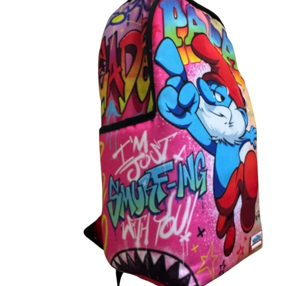 Sprayground x The Smurfs Papa Smurf On The Run Backpack